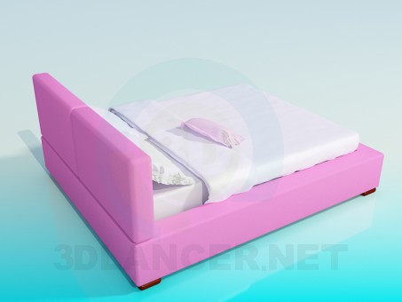 3d model Bed - preview 3d model Bed - preview