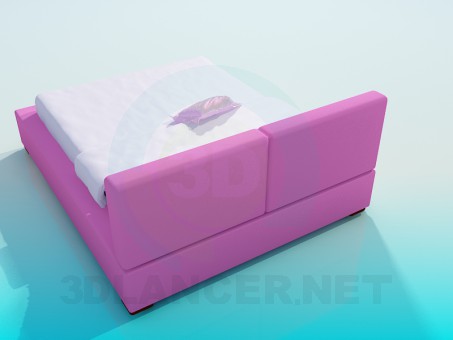 3d model Bed - preview 3d model Bed - preview