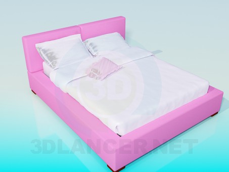 3d model Bed - preview 3d model Bed - preview
