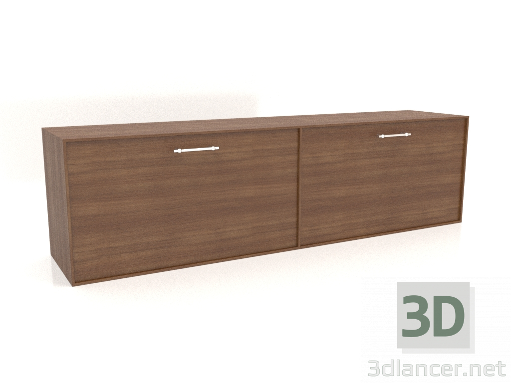 3 डी मॉडल कैबिनेट 062 (1800x400x500, लकड़ी की भूरी रोशनी) - पूर्वावलोकन