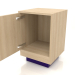 3D Modell Nachttisch (offen) TM 04 (400x400x600, Holz weiß) - Vorschau