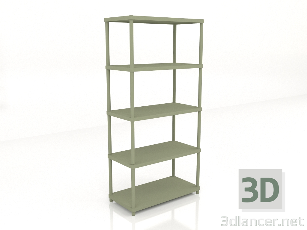 3d model Bookcase Stilt SIR4 (800x400x1660) - preview