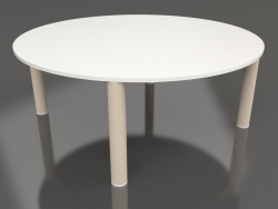 Coffee table D 90 (Sand, DEKTON Zenith)