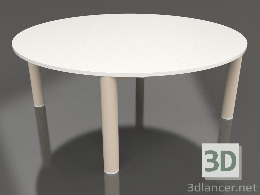 3d model Coffee table D 90 (Sand, DEKTON Zenith) - preview