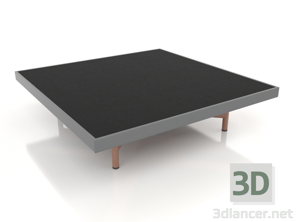 modello 3D Tavolino quadrato (Antracite, DEKTON Domoos) - anteprima