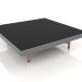 3d model Square coffee table (Anthracite, DEKTON Domoos) - preview