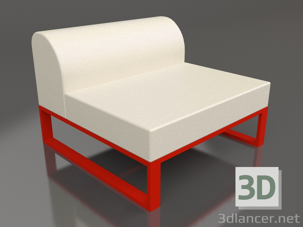 3d model Central module (Red) - preview