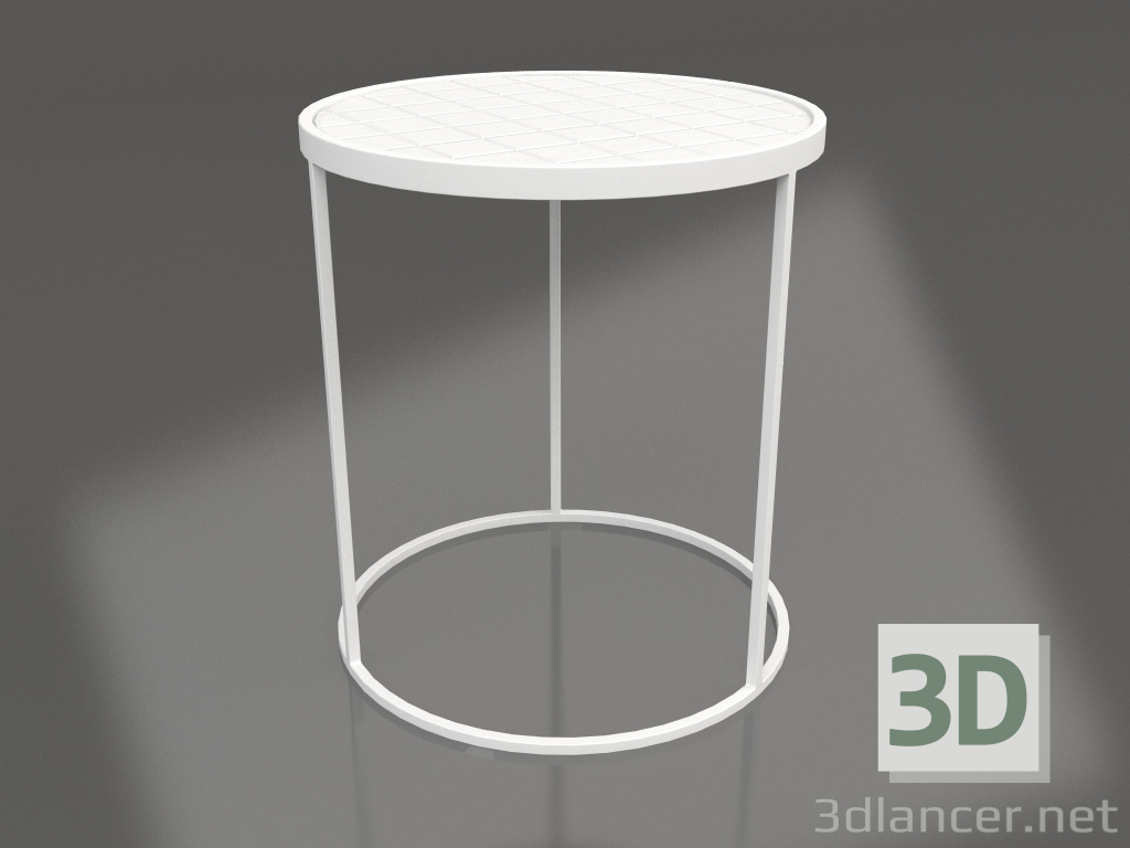 modello 3D Tavolino smaltato (bianco) - anteprima