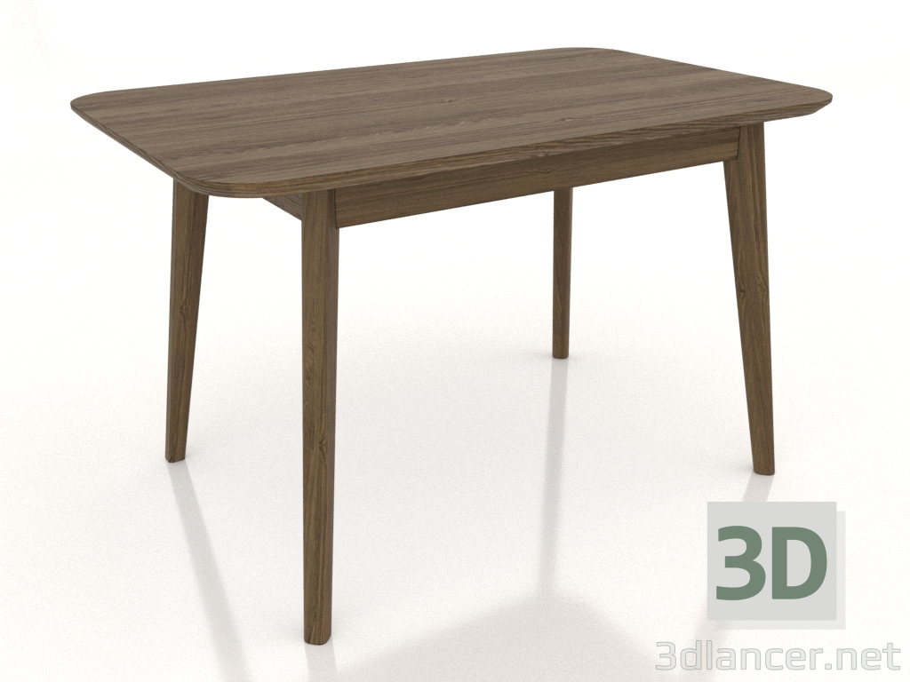 3D modeli Yemek masası 1200x750 mm (açık dişbudak ceviz) - önizleme