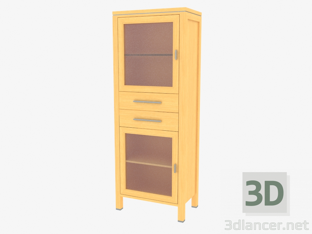 3d model The side element of the furniture wall (7231-41) - preview