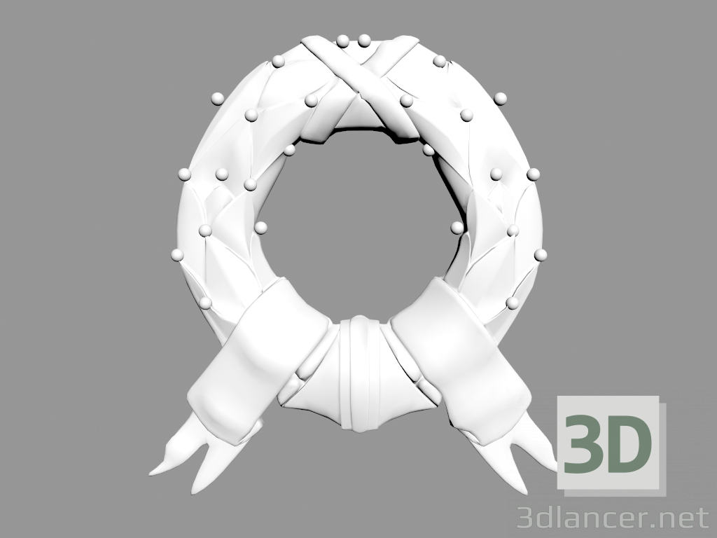 3d model Decorative panel W763 - preview