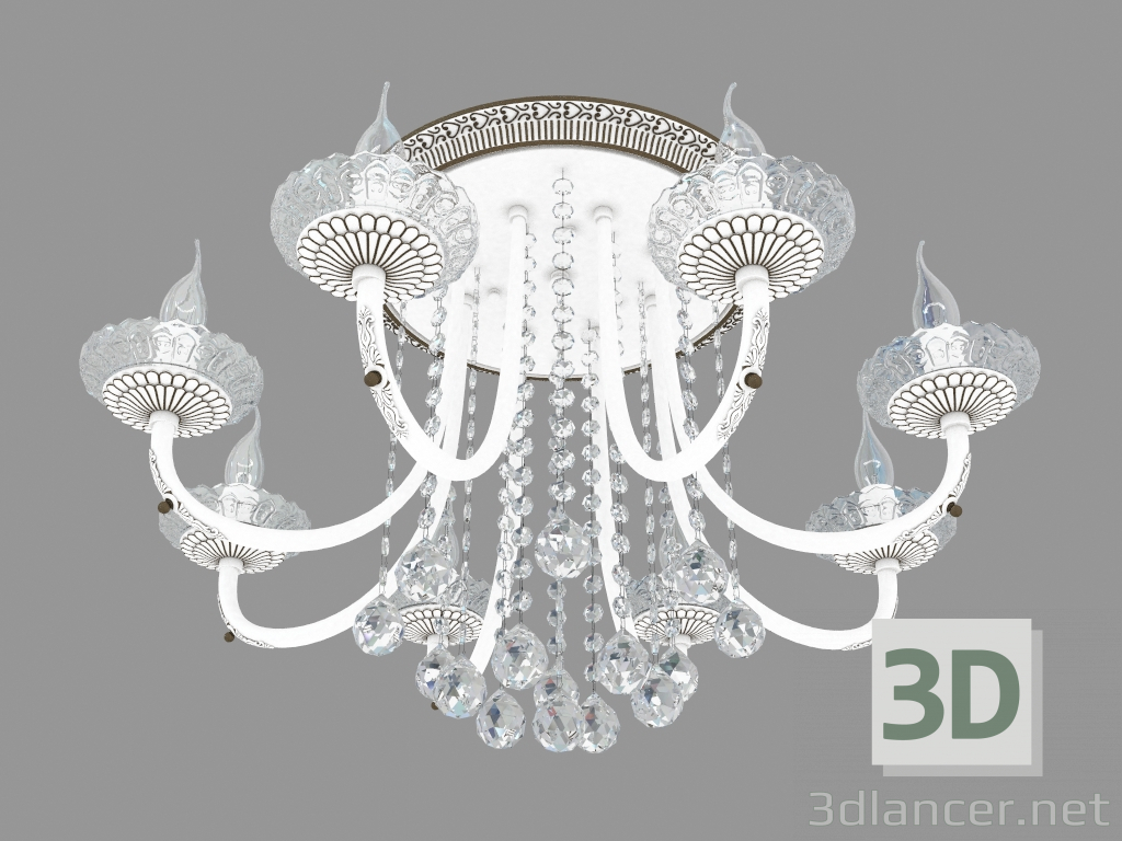modello 3D Illuminazione a soffitto Barra (2698 8C) - anteprima