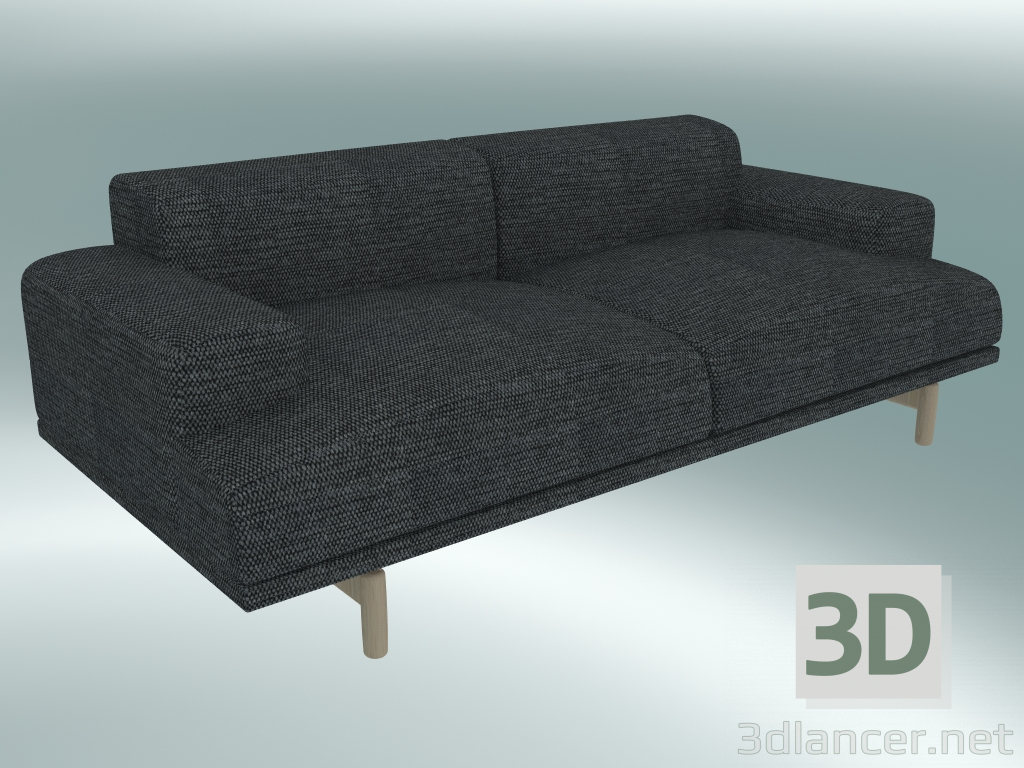 modèle 3D Canapé double Compose (Vancouver 13) - preview