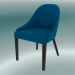 3d model Edgar Half Chair (Blue) - preview