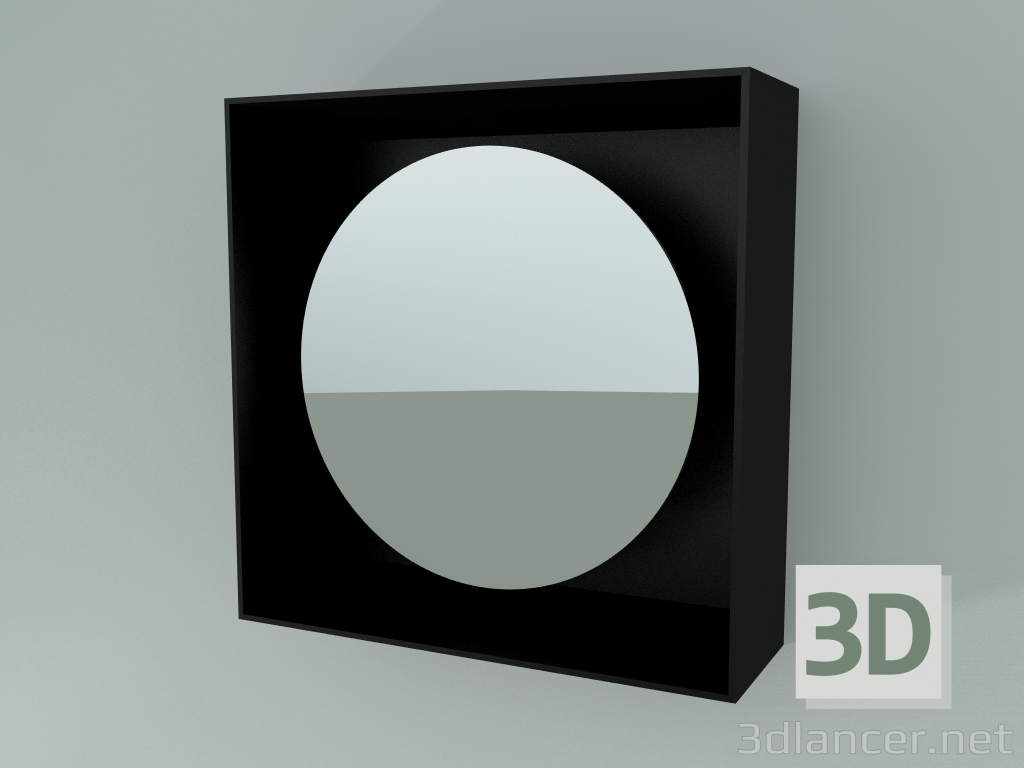 modello 3D Specchio rotondo VIP (30x30 cm) - anteprima