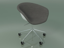Chair 4219 (5 wheels, swivel, with front trim, PP0001)