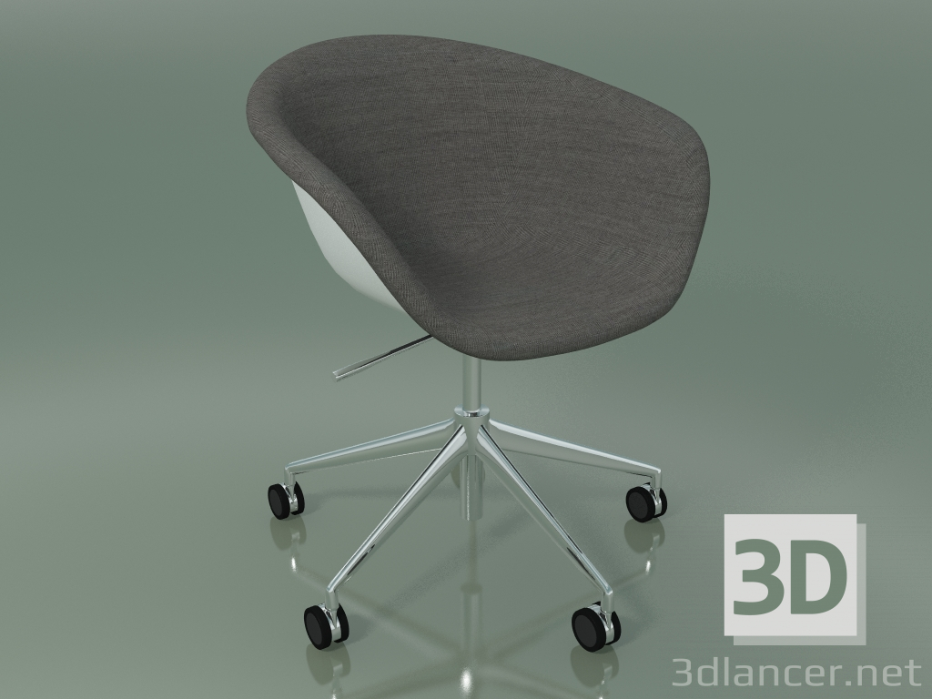 Modelo 3d Cadeira 4219 (5 rodas, giratória, com acabamento frontal, PP0001) - preview