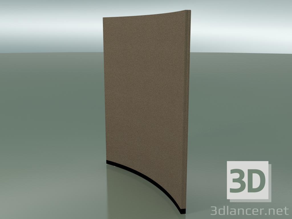 modèle 3D Panneau incurvé 6406 (132,5 cm, 45 °, P 150 cm, massif) - preview