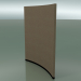 3d model Curved panel 6406 (132.5 cm, 45 °, D 150 cm, solid) - preview