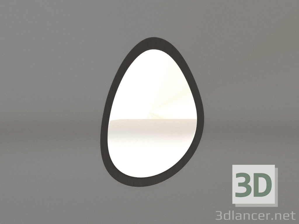 modello 3D Specchio ZL 05 (305x440, legno marrone scuro) - anteprima