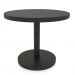 3d model Dining table DT 012 (D=900x750, wood black) - preview