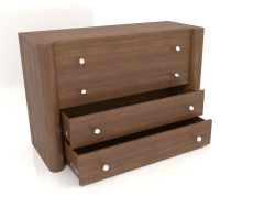 Chest of drawers TM 021 (open) (1210x480x810, wood brown light)
