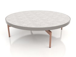Round coffee table Ø120 (Quartz gray, DEKTON Kreta)