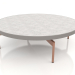 3 डी मॉडल गोल कॉफी टेबल Ø120 (क्वार्ट्ज ग्रे, डेकटन क्रेटा) - पूर्वावलोकन