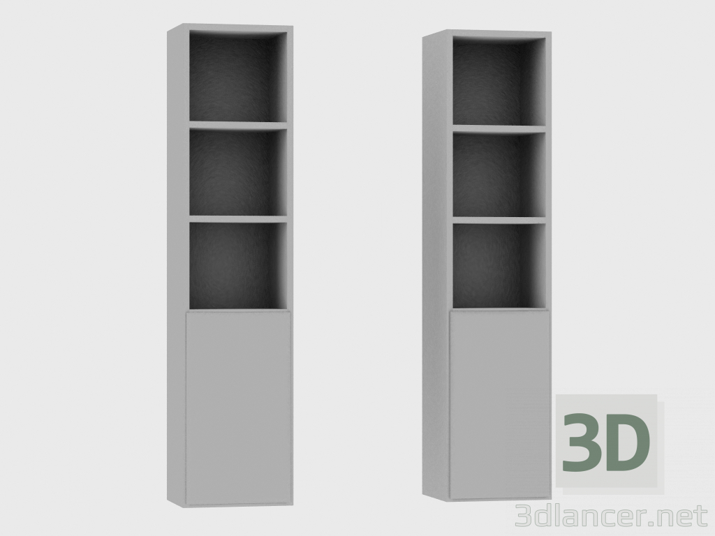 modèle 3D Eléments du système modulaire IANUS MIDDLE WITH BACK (M193) - preview