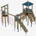 3d модель Детский игровой комплекс (К1302) – превью