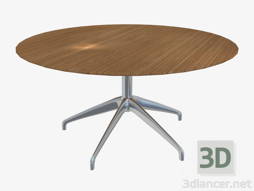 3d model Coffee table (oak 80x40) - preview