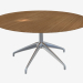 3d model Coffee table (oak 80x40) - preview