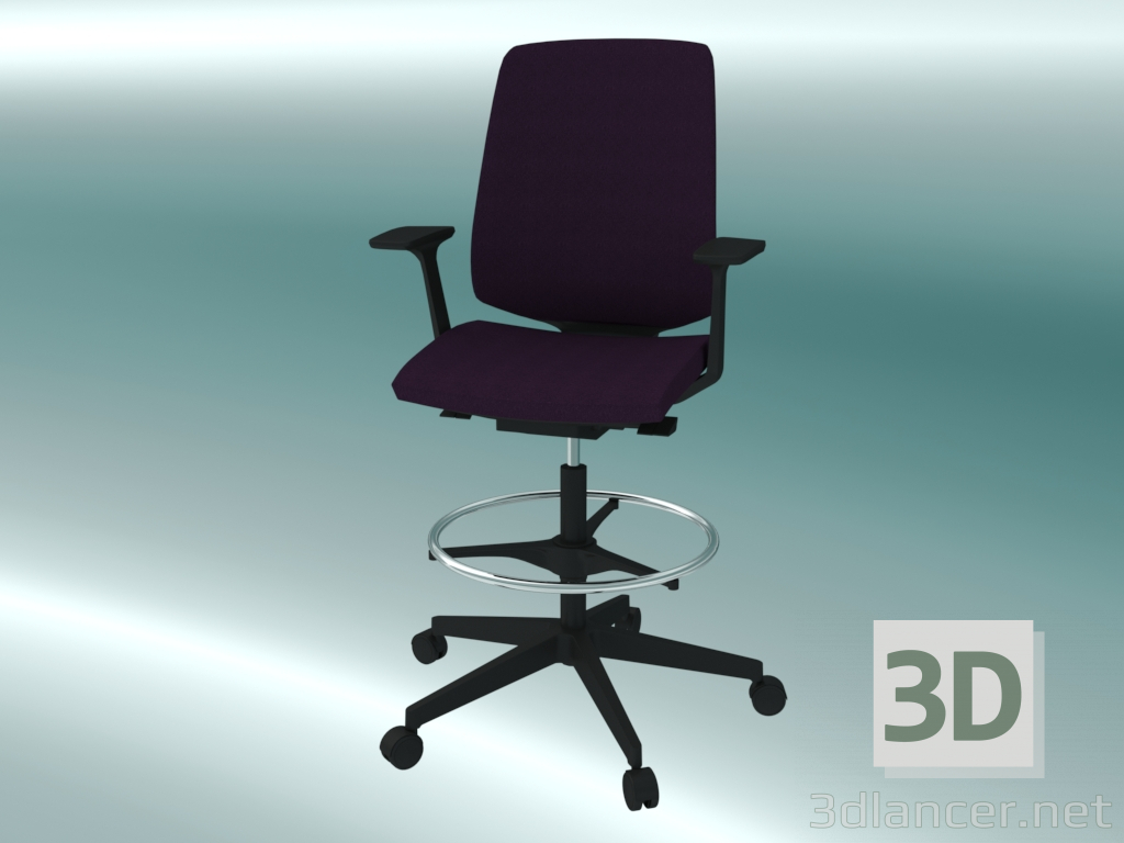 3d model Bar stool (330ST P60) - preview