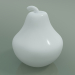 modello 3D Scultura in ceramica pera (H 28 cm, bianco) - anteprima