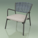 modèle 3D Chaise avec assise moelleuse 127 (Belt Teal) - preview