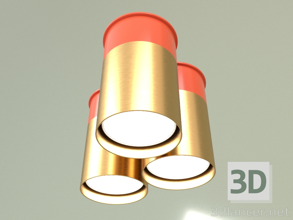 3d model Spotlight BP 6345-3g (Gold) - preview