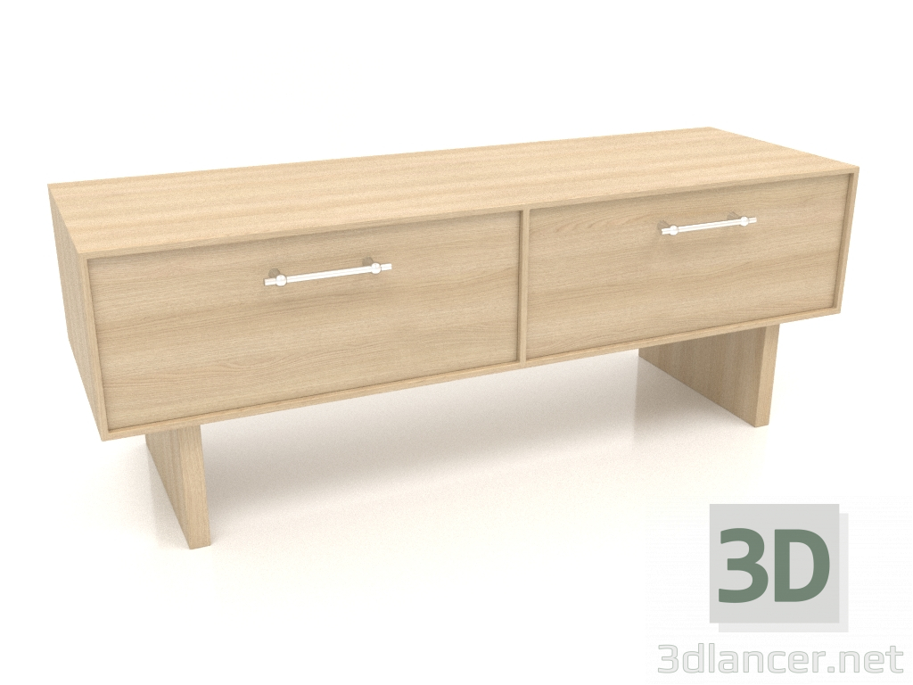 3 डी मॉडल कैबिनेट 061 (1200x400x450, लकड़ी सफेद) - पूर्वावलोकन