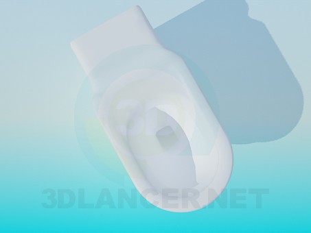 modelo 3D Taza del inodoro - escuchar modelo 3D Taza del inodoro - escuchar