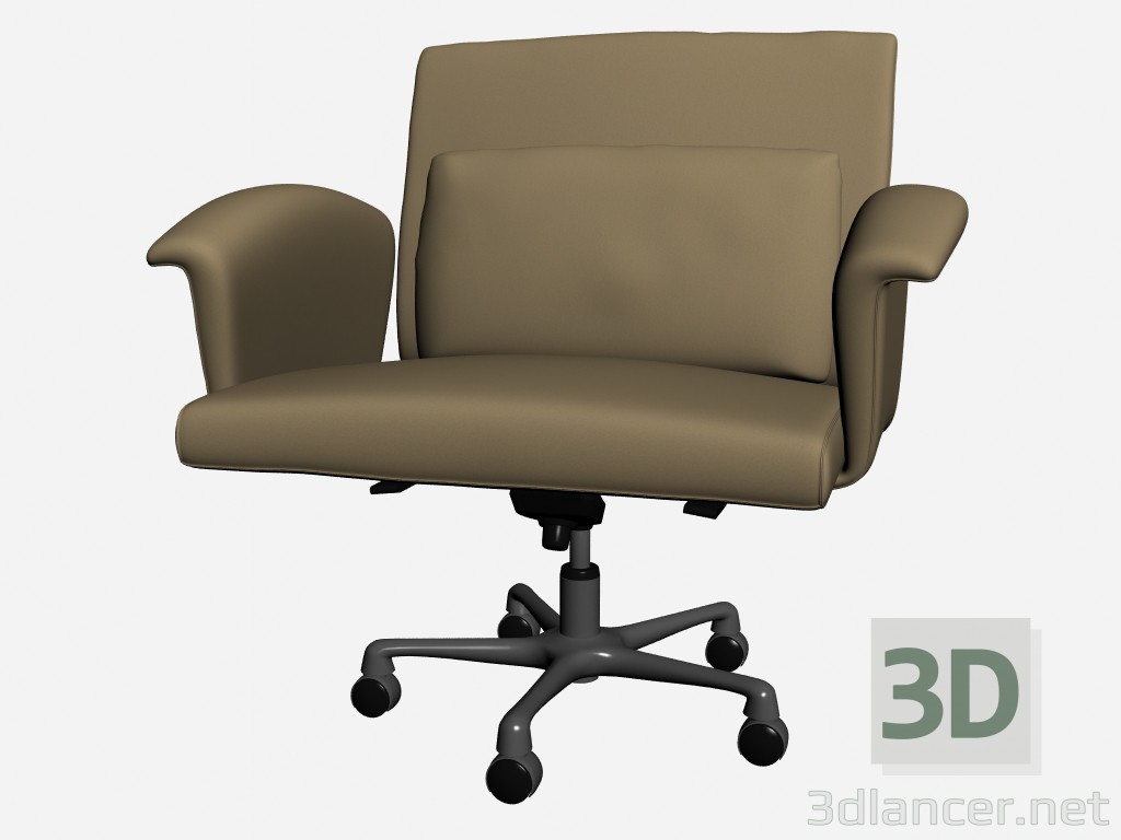 3d модель Кресло офисное Рark poltrona 1 – превью
