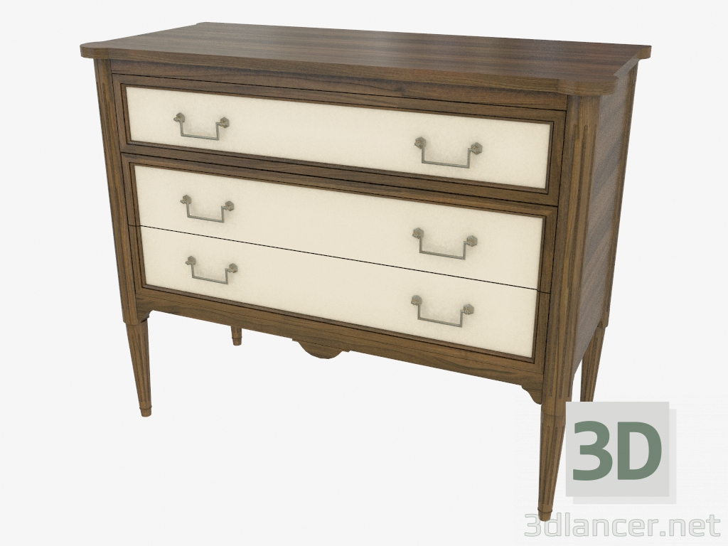 3d model Chest of drawers in classic style JM002 DL - preview