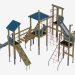 3d модель Дитячий ігровий комплекс (К1402) – превью