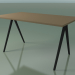 3d model Rectangular table 5408 (H 74 - 79x139 cm, laminate Fenix F05, V44) - preview