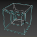 3d Square coffee table model buy - render