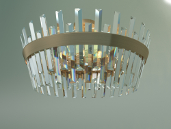 Ceiling chandelier Steccato 10111-8 (golden bronze-clear crystal Strotskis)