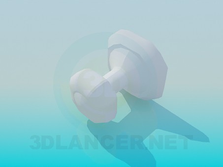 3d модель Вішак для рушника – превью 3d модель Вішак для рушника – превью