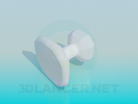 3d модель Вішак для рушника – превью 3d модель Вішак для рушника – превью