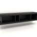 modello 3D Pensile TM 13 (1800x400x350, legno nero) - anteprima