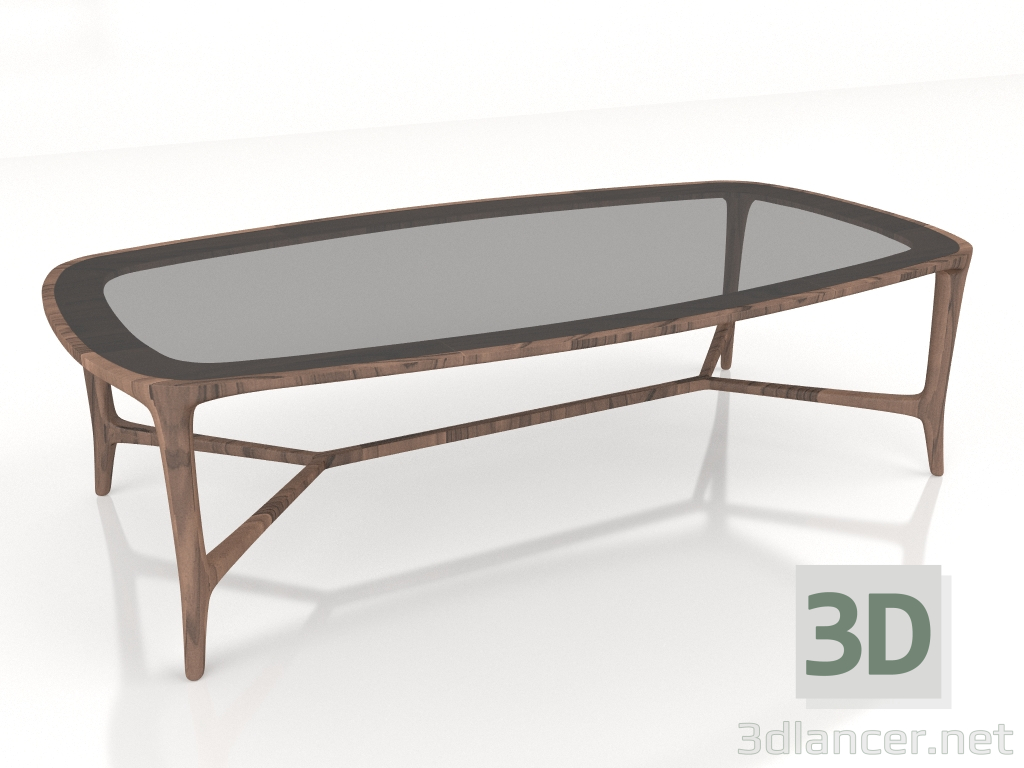3 डी मॉडल कॉफी टेबल जून आयताकार - पूर्वावलोकन