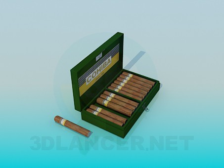 3d model Cohiba Cigars - preview 3d model Cohiba Cigars - preview