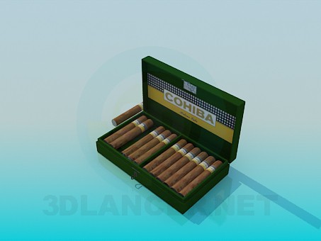 3d model Cohiba Cigars - preview 3d model Cohiba Cigars - preview